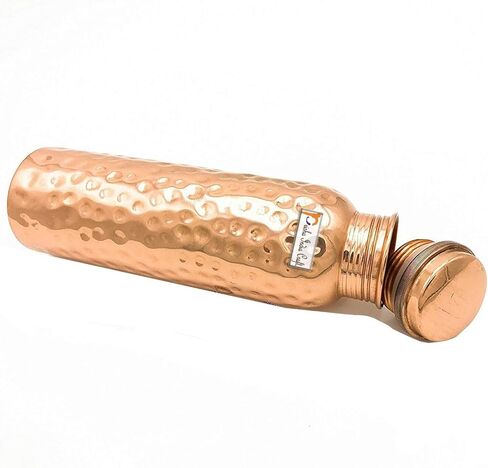 زجاجة نحاسية بريشا إنديا كرافت، تصميم على شكل مطرقة، سعة 600 مل in Kuwait