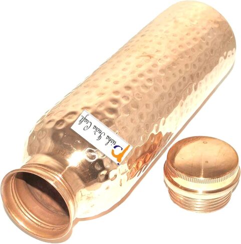 زجاجة نحاسية بريشا إنديا كرافت، تصميم على شكل مطرقة، سعة 600 مل in Kuwait