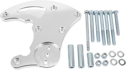 Tbest High Mount AC Bracket Kit Stability Air Conditioner Compressor Replacement for Chevy LS LS1 LS2 LS3 LS6 Truck LQ Made of ABS and Metal (Silver) in Saudi Arabia