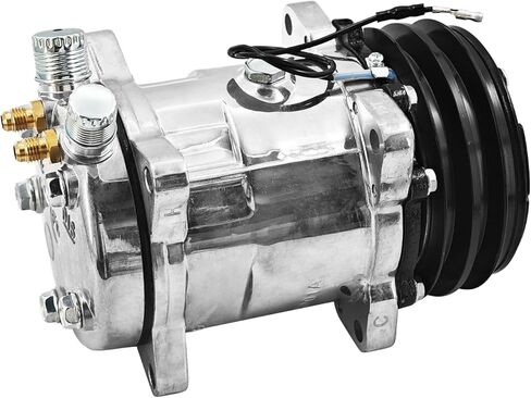 345-4547 ضاغط مكيف الهواء SD5H09 12 فولت متوافق مع كاتربيلر كات 259D 279D 289D 299D 257D 277D 287D 236D 242D 246D 262D 272D يستبدل # CA345-4547 3454547 5093951 in Kuwait