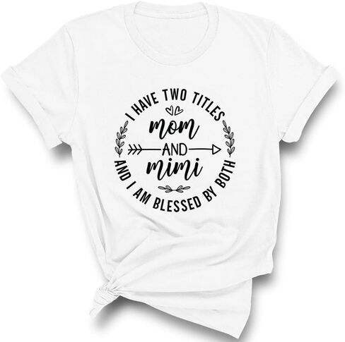 TeesAndTankYou Mimi Two Titles Shirt Unisex in Saudi Arabia