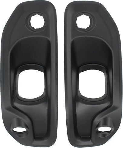 Front Driver and Passenger Side Fog Light Cover Bezel for Ram 1500 2019-2024 with Halogen Fog Lamp in Saudi Arabia