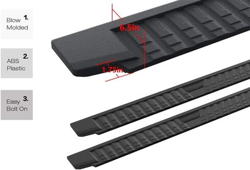 HD Ridez Blow Molding Running Boards Side Step Compatible with Chevy Colorado GMC Canyon 2015-2026 Crew Cab in Saudi Arabia
