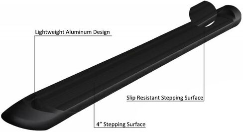 Black Horse TRANSPORTER Running Boards Black Compatible with 2019-2025 Ram 1500 (Excl. 2019-2025 Ram 1500 Classic)Quad Cab-TR-R278 in Saudi Arabia