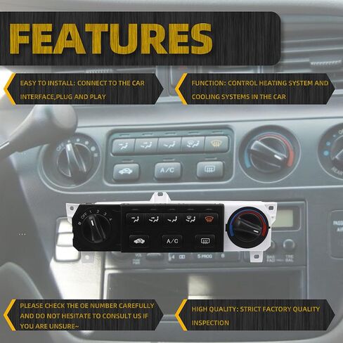 Dasbecan 599-269 AC Heater Climate Control Panel Compatible with 1999-2004 Honda Odyssey LX 3.5L V6, Cab Air Conditioning Controller Switch, Replace# 79600-S0X-A01ZA,79600-S0X-A03ZA,79600-S0X-A02ZA in Saudi Arabia