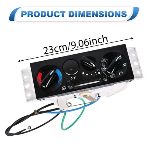 AC Climate Controller Panel, HVAC Control Module Replaces 8-98037-365-3, 98037365 Compatible with Isuzu NPR, NPR-HD, NPR-XD, NQR, NRR 2007-2023, 8+4 Pins, 1 pc in Saudi Arabia