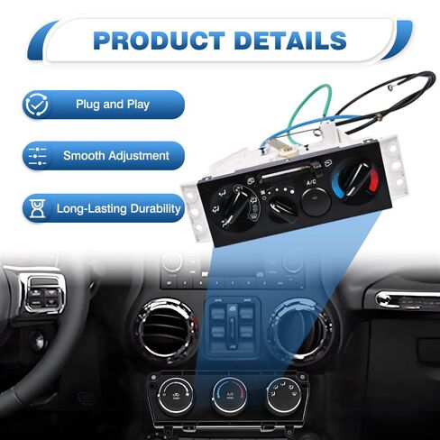 AC Climate Controller Panel, HVAC Control Module Replaces 8-98037-365-3, 98037365 Compatible with Isuzu NPR, NPR-HD, NPR-XD, NQR, NRR 2007-2023, 8+4 Pins, 1 pc in Saudi Arabia