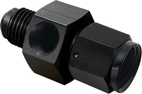 2 حزمة 6AN ذكر مضيئة إلى 6An أنثى دوارة مع محول قياس ضغط الوقود بمنفذ 1/8 NPT، تركيب 6an، تركيب محول قياس ضغط الوقود 1/8 NPT إلى 6AN in Kuwait