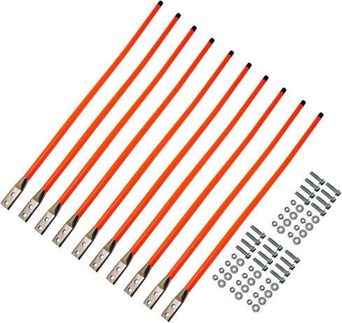 EPR 10PK 36 بوصة دليل محراث الثلج، علامات السلامة، مسمار برتقالي على الأجهزة in Kuwait