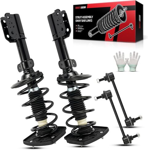 Torchbeam Rear Left and Right Complete Strut Spring Shock Absorber + Sway Bar Links Kit 15236084 Fit for Pontiac Grand Prix 2004 2005 2006 2007 2008 Automotive Replacement Struts Pack of 2 in Saudi Arabia
