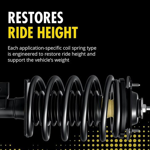 Monroe Quick-Strut 272896 دعامة تعليق ومجموعة زنبركية ملفوفة لرحلة دودج in Kuwait