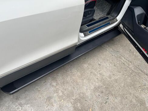 جميع الخطوات الجانبية للوحة الجري باللون الأسود تناسب سيارة Chevy Traverse 2024 2025 2026 من الألومنيوم بدواسات السلالم مع براغي مثبتة قطعتان/مجموعة in Saudi Arabia