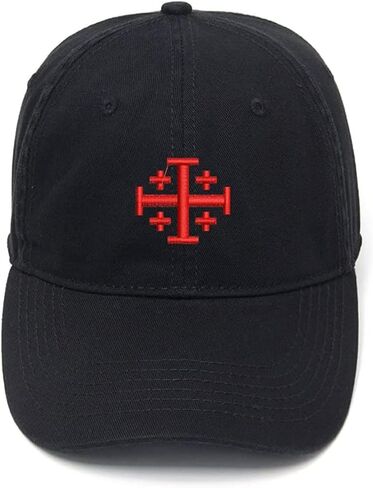 Embroidery Hat Cotton Embroidered Casual Men's Baseball Cap Cross God Jesus Christian in Saudi Arabia