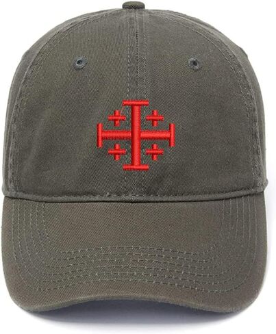 Embroidery Hat Cotton Embroidered Casual Men's Baseball Cap Cross God Jesus Christian in Saudi Arabia