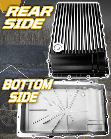 328053210 وعاء زيت ناقل الحركة من الألومنيوم المصبوب عالي التحمل متوافق مع Ford F150 F-150 Ranger Mustang 2017 2018 2019 2020 2021 2022 2023 2024 2025 مجهز بنقل 10R80 in Kuwait