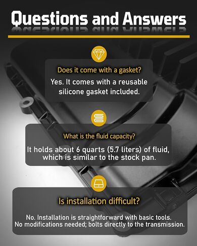 328053210 وعاء زيت ناقل الحركة من الألومنيوم المصبوب عالي التحمل متوافق مع Ford F150 F-150 Ranger Mustang 2017 2018 2019 2020 2021 2022 2023 2024 2025 مجهز بنقل 10R80 in Kuwait