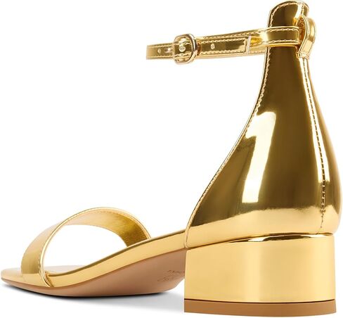 TNYNFBEB Womens Chunky Block Low Heel Square Toe Sandals Ankle Strap Buckle Prom Dress Basic Classic Patent Leather Summer 1.4 Inches Heels in Saudi Arabia
