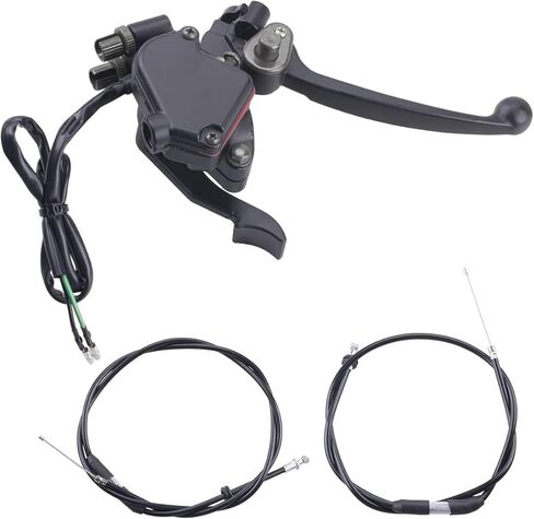 صمام خانق إبهام 7/8 بوصة مع رافعة فرامل مزدوجة Assy 50 و90cc كابل خانق متوافق مع 50cc 90cc 150cc 250cc ATV Quad Roketa Taotao Sunl Kazuma in Kuwait