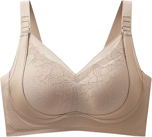 Bras for Seniors,Lace Seamless Breathable,Full Coverage Comfort Daily Bras in Kuwait