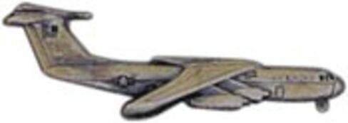 C-141 Starlifter Airplane Pin Pewter 2 1/2" in Saudi Arabia