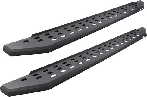 Go Rhino RB20 Running Boards, Mounting Brackets, & 2 Pair of Drop Steps | Galvanized Steel, Protective Bedliner Coating | 6942358020T | Fits 2015-2024 Chevrolet Colorado & GMC Canyon Crew Cab Pickup in Saudi Arabia