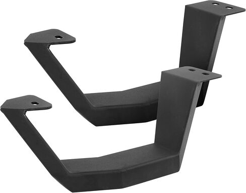 Go Rhino RB20 Running Boards, Mounting Brackets, & 2 Pair of Drop Steps | Galvanized Steel, Protective Bedliner Coating | 6942358020T | Fits 2015-2024 Chevrolet Colorado & GMC Canyon Crew Cab Pickup in Saudi Arabia