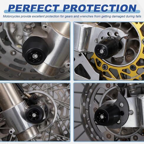 المتزلجون على المحور الأمامي الخلفي مناسب لـ DRZ400SM/DRZ400S/DRZ400SE 2000-2023 واقي إطار الدراجة النارية من التصادم in Saudi Arabia