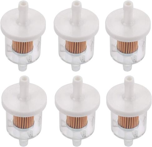 مجموعة من 12، فلتر وقود عالمي 40 ميكرون 1/4 بوصة لـ Kawasaki 49019-0027 49019-7001 FH430V FH451V FH500V Briggs & Stratton 691035 493629 قطع غيار جرارات جزازة العشب للدراجات النارية in Kuwait