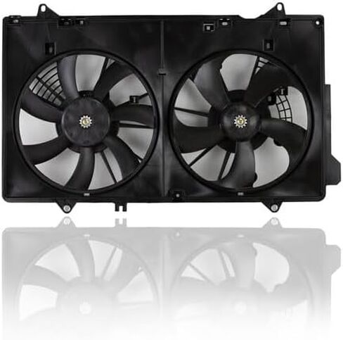 Dual Radiator and Condenser Fan Assembly - Compatible/Replacement for '17-23 Mazda CX-5 4Cy/2.5L-Only With Brushless Motor - PYFV15025 in Saudi Arabia