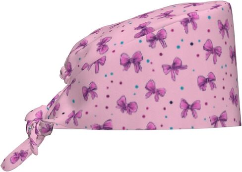 Working Cap Scrub Cap, Sweatband Adjustable Tie Back Hat Doctor Nurse Surgical Caps for Women Men in Saudi Arabia