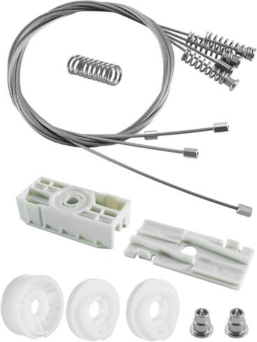 Rear Quarter Window Regulator Repair Kit Compatible with Ford Mustang MK5 S197 2-Door Convertible Coupe 2005-2014 in Kuwait