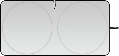 مظلة الزجاج الأمامي للسيارة - تحجب الحرارة والأشعة فوق البنفسجية، نسيج عالي الجودة، مناسب للتعديل للسيارات وسيارات الدفع الرباعي والشاحنات in Kuwait