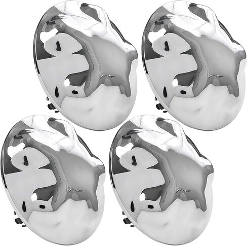 Krator Chrome Center Caps Wheel Lug Nut Hub Cap Covers Compatible with 1997-2004 Ford Expedition F150 / 2004 Ford F-150 Heritage / 2000-2002 Lincoln Navigator in Kuwait