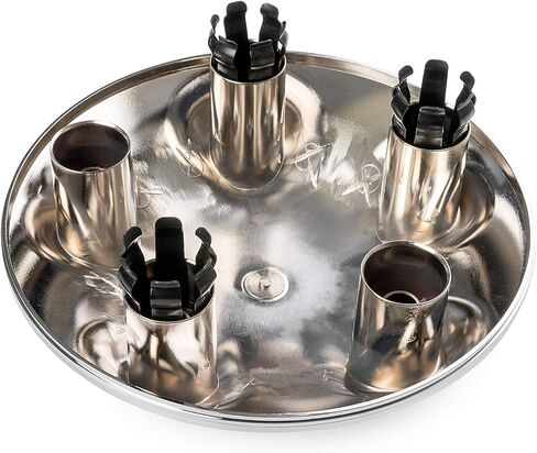 Krator Chrome Center Caps Wheel Lug Nut Hub Cap Covers Compatible with 1997-2004 Ford Expedition F150 / 2004 Ford F-150 Heritage / 2000-2002 Lincoln Navigator in Kuwait