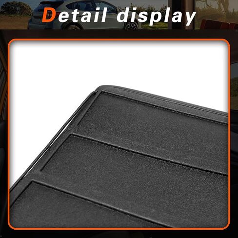 2018 Crosstrek/Impreza Cargo Mat متوافق مع Subaru Crosstrek XV 2018-2023 مسند الظهر الخلفي حصيرة Impreza Hatchback Trunk Cargo Liner حامي ظهر المقعد الخلفي لملحقات Subaru in Kuwait