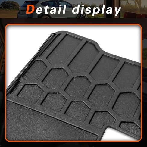 2018 Crosstrek/Impreza Cargo Mat متوافق مع Subaru Crosstrek XV 2018-2023 مسند الظهر الخلفي حصيرة Impreza Hatchback Trunk Cargo Liner حامي ظهر المقعد الخلفي لملحقات Subaru in Kuwait