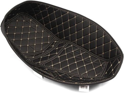Motorcycle Seating Bucket Lining Mat Seat Bucket Pad PU Rear Cargo Trunk Liner Pad Rear Seat Protection Tool Fit for ADV160 ADV 160 (Black) in Saudi Arabia
