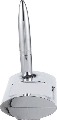 jojofuny Metal Ballpoint Business Pen with Desktop Stand, Smooth Signing Pen for Office and Hotel Use, Sturdy Office Writing Accessory in Saudi Arabia