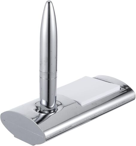 jojofuny Metal Ballpoint Business Pen with Desktop Stand, Smooth Signing Pen for Office and Hotel Use, Sturdy Office Writing Accessory in Saudi Arabia