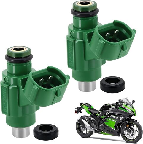 490330558 2pcs Fuel Injectors 8 Holes Replacement for Kawasaki Ninja 300 2013-2017 Versys-X 300 Kawasaki Versys-X 300 2017-2021 49033-0558 in Saudi Arabia