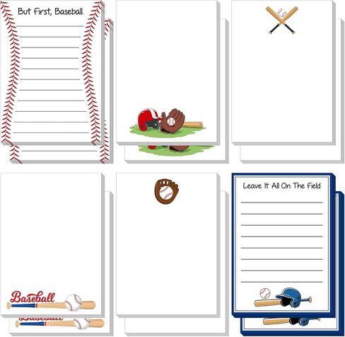 Ctosree 12 Pcs Tennis Gifts for Men Women Funny Sticky Notes Memo Pads for Daily Use Tennis Party Favors Decorations Supplies in Saudi Arabia