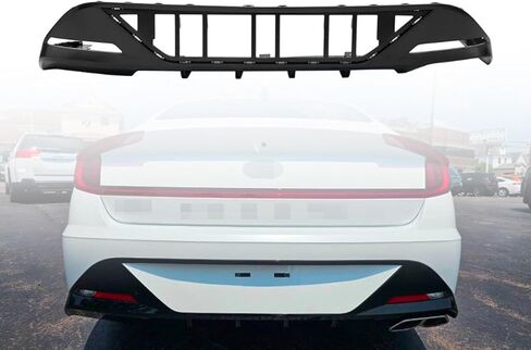 Rear Bumper Cover Lower Compatible with Hyun-dai Sonata Limited, SEL, SEL Plus Valance Panel Textured 2020 2021 2022 2023,Replaces 86612-L0400 in Saudi Arabia