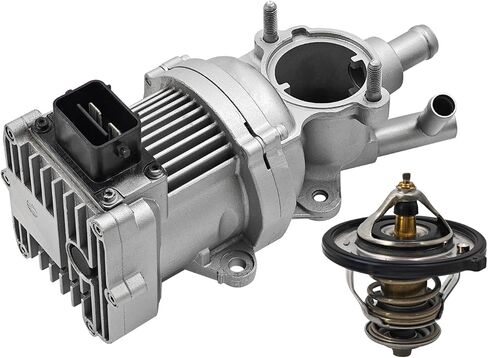251002E272 Water Coolant Pump Thermostat Assembly compatible with Kia Optima Hybrid 2.0L fits for Hyundai Sonata Hybrid 2.0L 2016-2020 Engine Water Coolant Pump Thermostat Set Replace# 251002E270 in Kuwait