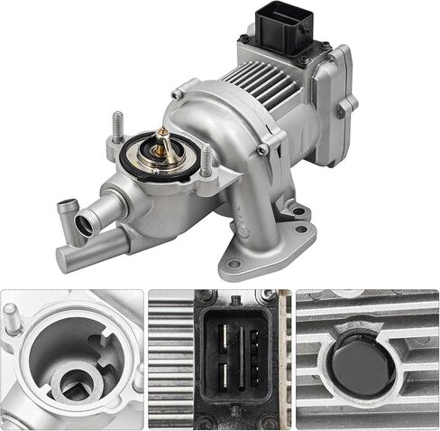 251002E272 Water Coolant Pump Thermostat Assembly compatible with Kia Optima Hybrid 2.0L fits for Hyundai Sonata Hybrid 2.0L 2016-2020 Engine Water Coolant Pump Thermostat Set Replace# 251002E270 in Kuwait