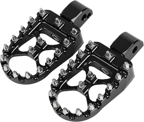 Black Rear Passenger MX Style Wide Fat Foot Pegs Pedal for Harley Softail Fat Boy Heritage Classic, Sport Glide, Breakout, Fat Bob 2018-2023, 1 pair in Saudi Arabia