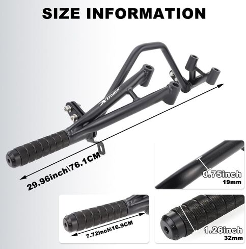 Xitomer Rear Footrests Subcage Compatible with GSX-R600 / GSX-R750 2011-2025, Passenger Peg Guard, Peg Support Stunt Step Plate in Saudi Arabia