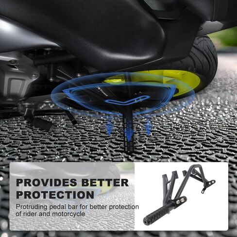Xitomer Rear Footrests Subcage Compatible with GSX-R600 / GSX-R750 2011-2025, Passenger Peg Guard, Peg Support Stunt Step Plate in Saudi Arabia