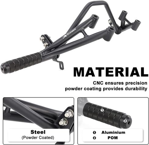 Xitomer Rear Footrests Subcage Compatible with GSX-R600 / GSX-R750 2011-2025, Passenger Peg Guard, Peg Support Stunt Step Plate in Saudi Arabia