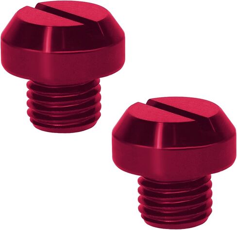 Motorcycle Mirror Hole Plug M10x1.25 Aftermarket Replacement Parts Universal Fit for Honda Kawasaki Ducati KTM Yamaha Etc. (red:2 regular) in Saudi Arabia