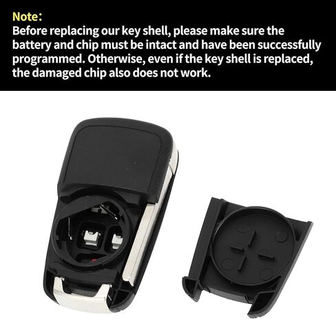 X AUTOHAUX Key Shell Case Keyless Entry Remote Key Fob Replacement Case for Chevrolet Volt 2012-2016 5 Buttons OHT05918179 in Saudi Arabia